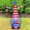 4FT Patriotic Gnome Inflatable – Outdoor Uncle Sam Tomte Elf with Top Hat – LED Lighted Blow Up Decor for 4th of July, Memorial Day & USA 250th Anniversary